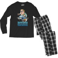 Living In A Van Down Men's Long Sleeve Pajama Set | Artistshot