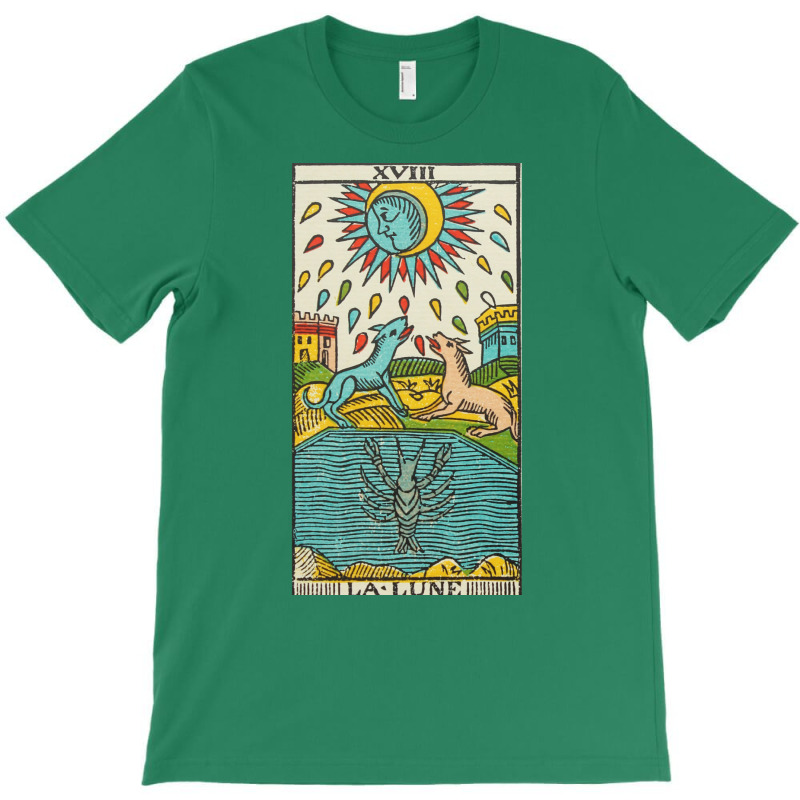 Tarot   The Moon 1 T-Shirt by bielommatessm | Artistshot