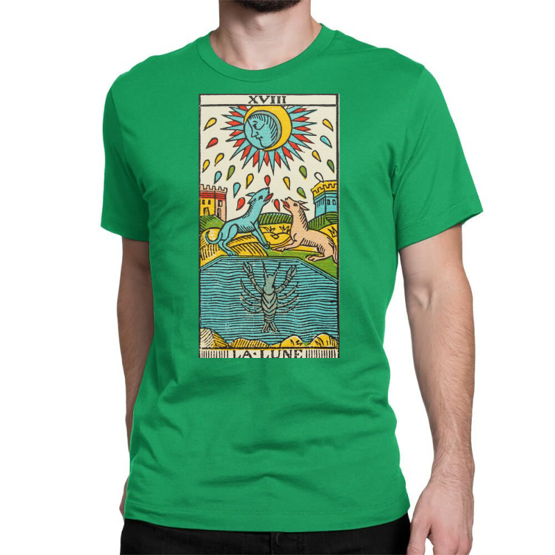 Tarot   The Moon 1 Classic T-shirt by bielommatessm | Artistshot