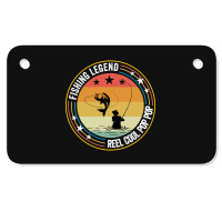 Limited Edition Fishing - Fishing Legend Reel Cool Motorcycle License Plate | Artistshot