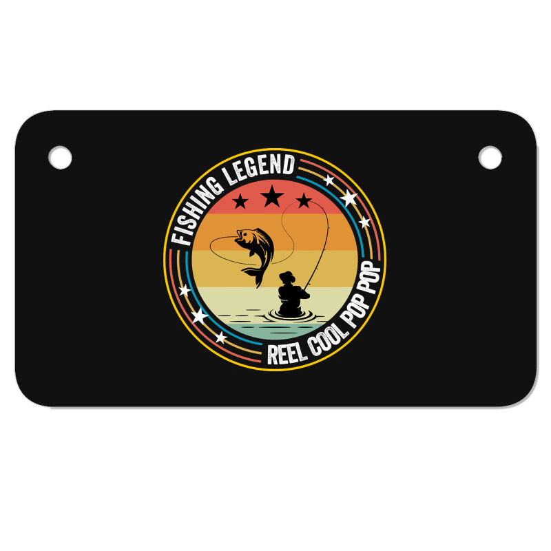 Limited Edition Fishing - Fishing Legend Reel Cool Motorcycle License Plate | Artistshot