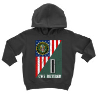 Retired Army Chief Warrant Officer Five Cw5 Half R Toddler Hoodie | Artistshot