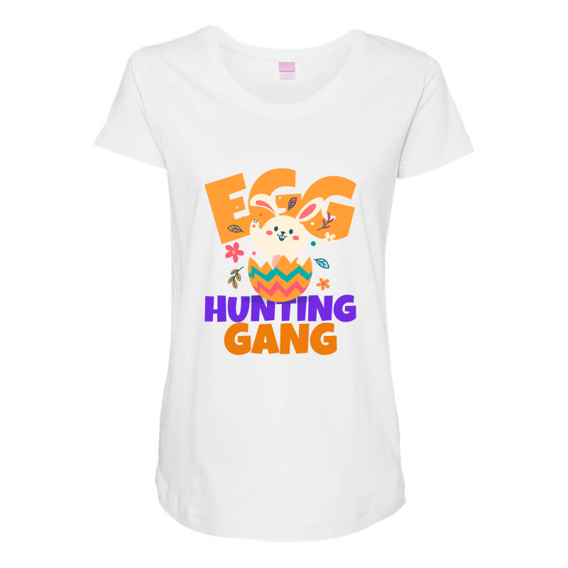 Egg Hunting Gang Maternity Scoop Neck T-shirt | Artistshot