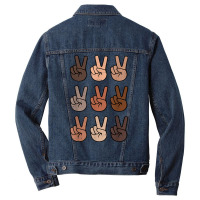 Melanin Peace Diversity Beauty Has No Skin Tone Bl Men Denim Jacket | Artistshot