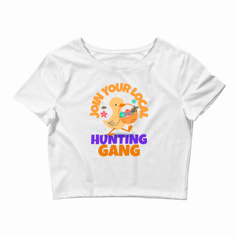 Join Your Local Hunting Gang Crop Top | Artistshot