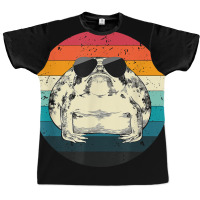 Retro Vintage Desert Rain Frog With Sunglasses Ani Graphic T-shirt | Artistshot