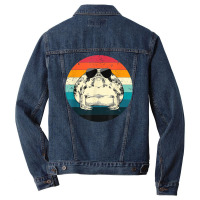 Retro Vintage Desert Rain Frog With Sunglasses Ani Men Denim Jacket | Artistshot