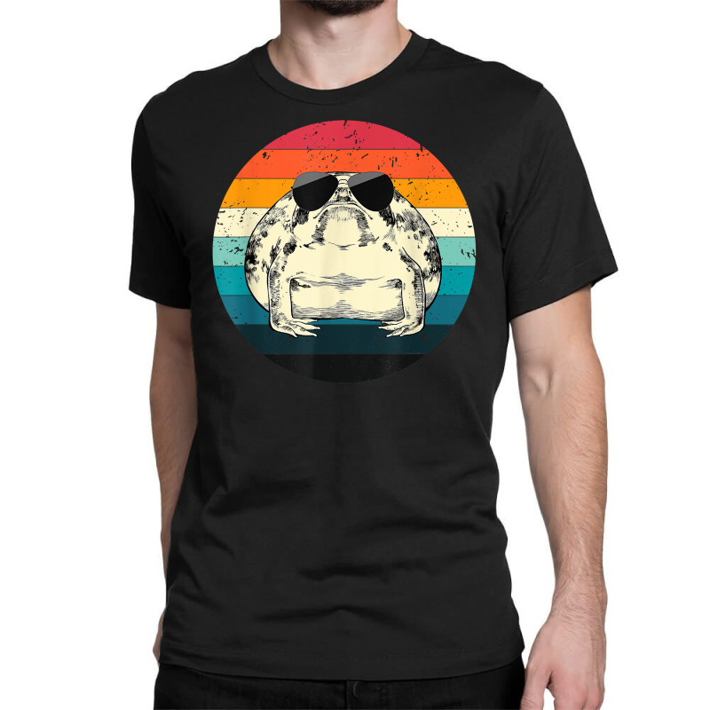 Retro Vintage Desert Rain Frog With Sunglasses Ani Classic T-shirt | Artistshot