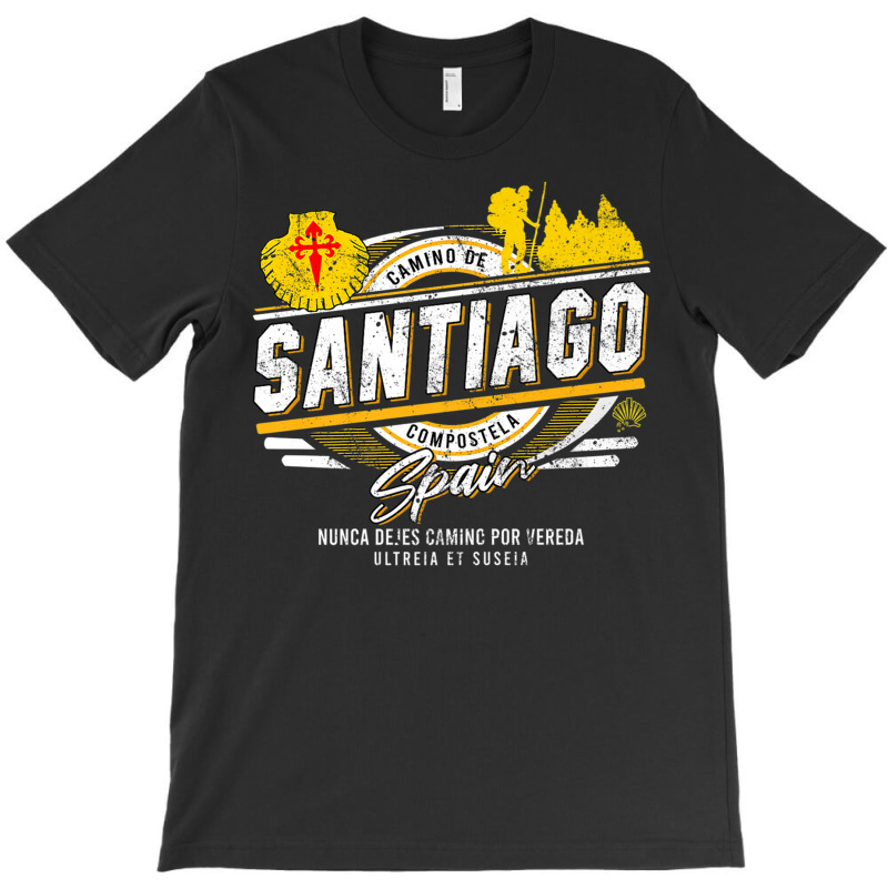 Camino De Santiago Compostela Spain Hiking Walking T-shirt | Artistshot