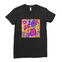 Cute Pattern In A Small Flower Little Leave Flowers Colorful Bright Su Ladies Fitted T-shirt | Artistshot