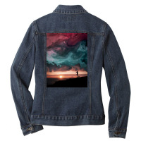 Space Ladies Denim Jacket | Artistshot