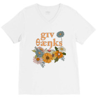 Speech Therapy Phonetic Transcription Thanksgiving V-neck Tee | Artistshot