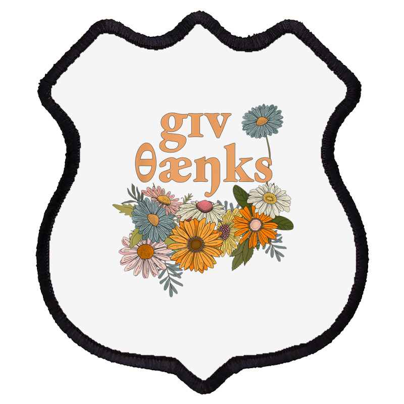 Speech Therapy Phonetic Transcription Thanksgiving Shield Patch | Artistshot