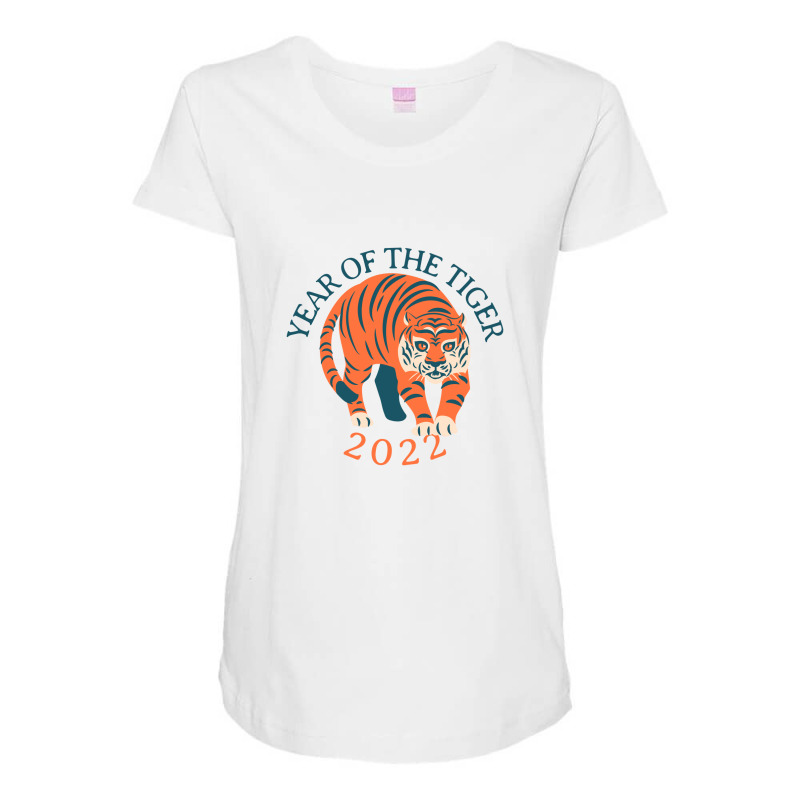 Year Of The Tiger Maternity Scoop Neck T-shirt | Artistshot