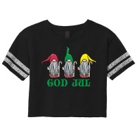 God Jul Scandinavian Christmas There Swedish Magical Gnomes In Funny H Scorecard Crop Tee | Artistshot