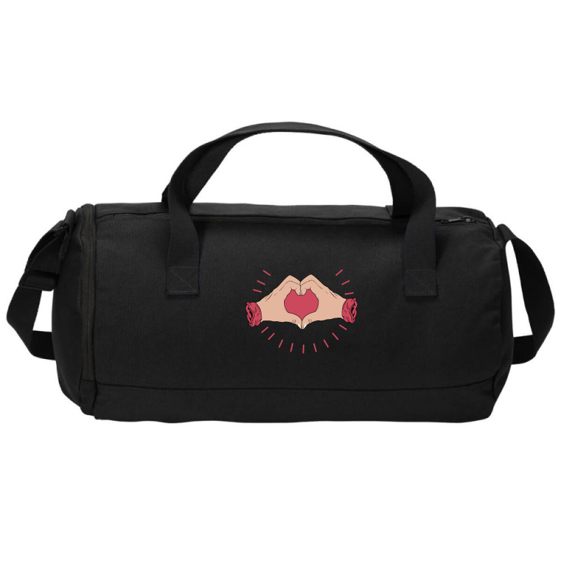 Trending Hand Heart Duffel Bag | Artistshot