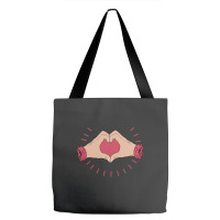 Trending Hand Heart Tote Bags | Artistshot