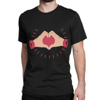 Trending Hand Heart Classic T-shirt | Artistshot