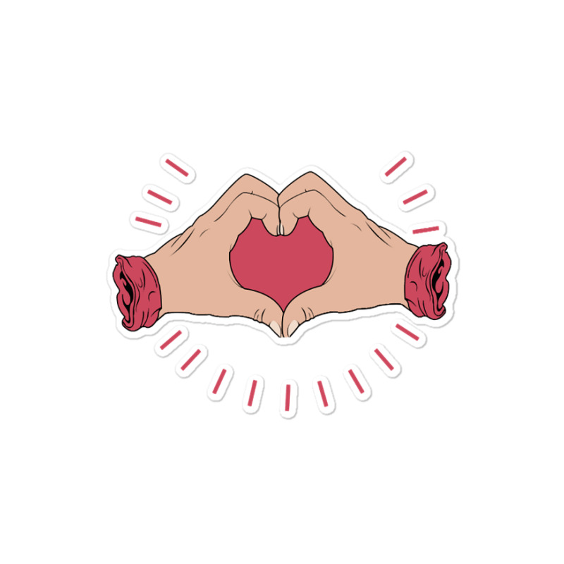 Trending Hand Heart Sticker | Artistshot