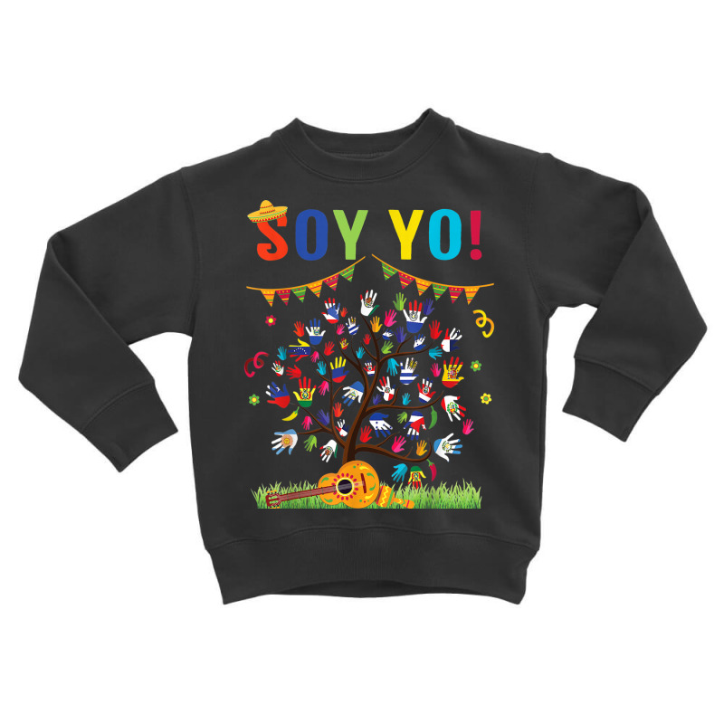 Soy Yo National Hispanic Heritage Month Latin Flag Toddler Sweatshirt by kranendon | Artistshot