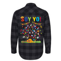 Soy Yo National Hispanic Heritage Month Latin Flag Flannel Shirt | Artistshot