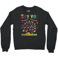 Soy Yo National Hispanic Heritage Month Latin Flag Crewneck Sweatshirt | Artistshot