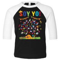 Soy Yo National Hispanic Heritage Month Latin Flag Toddler 3/4 Sleeve Tee | Artistshot