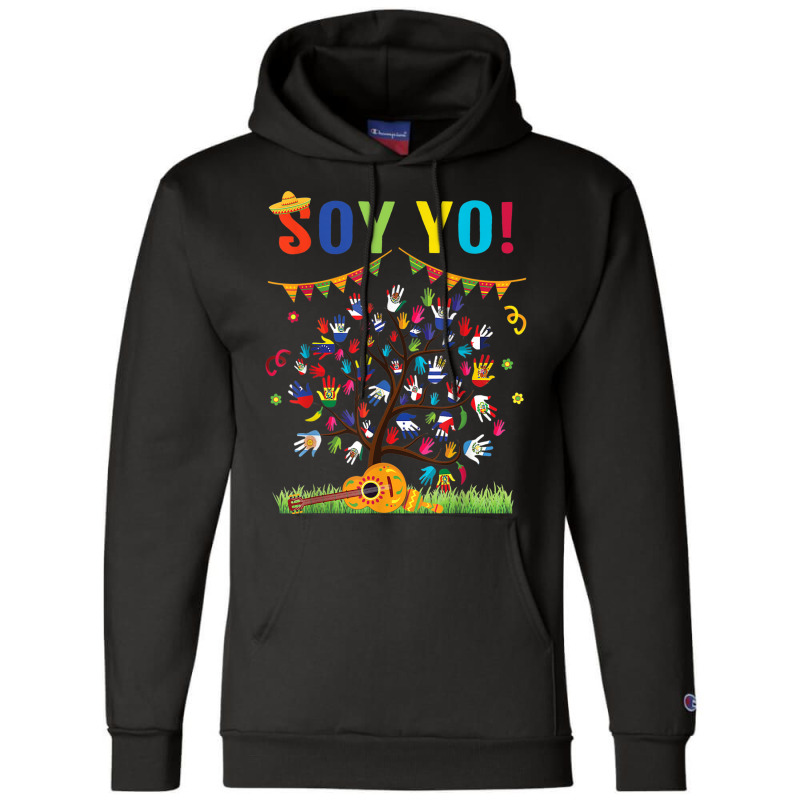 Soy Yo National Hispanic Heritage Month Latin Flag Champion Hoodie by kranendon | Artistshot