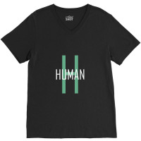 Human (light) V-neck Tee | Artistshot