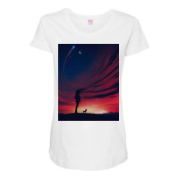 Girl Maternity Scoop Neck T-shirt | Artistshot