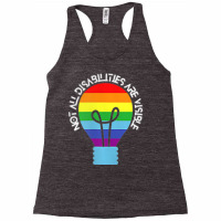 Not All Disabilities Are Visible T Shirt Racerback Tank | Artistshot