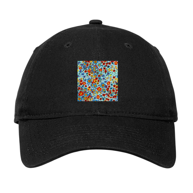 Cute Pattern In A Small Flower Little Leave Flowers Colorful Bright Su Adjustable Cap by agus03 | Artistshot