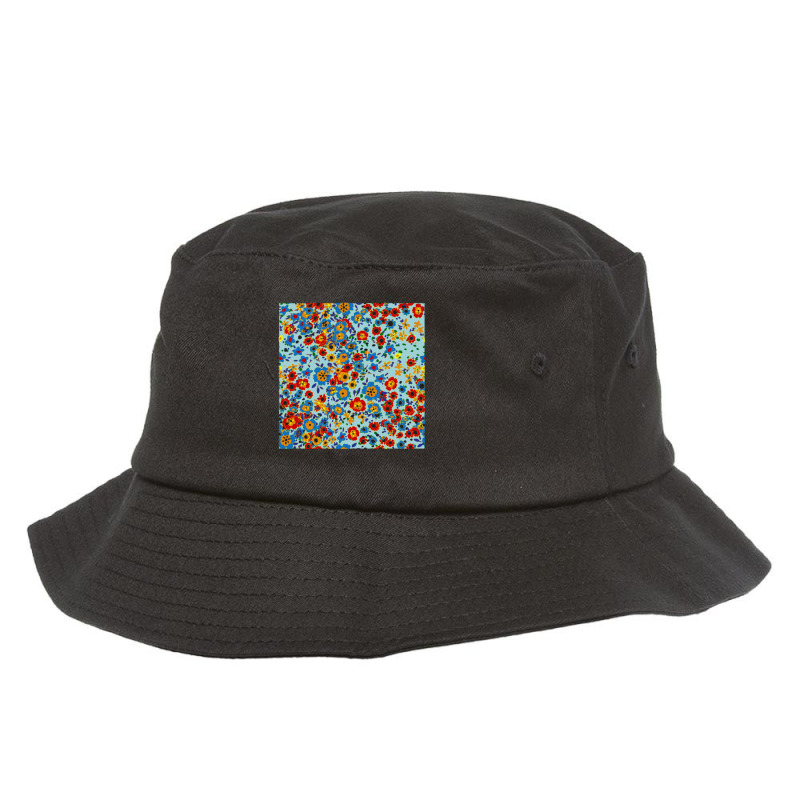 Cute Pattern In A Small Flower Little Leave Flowers Colorful Bright Su Bucket Hat by agus03 | Artistshot