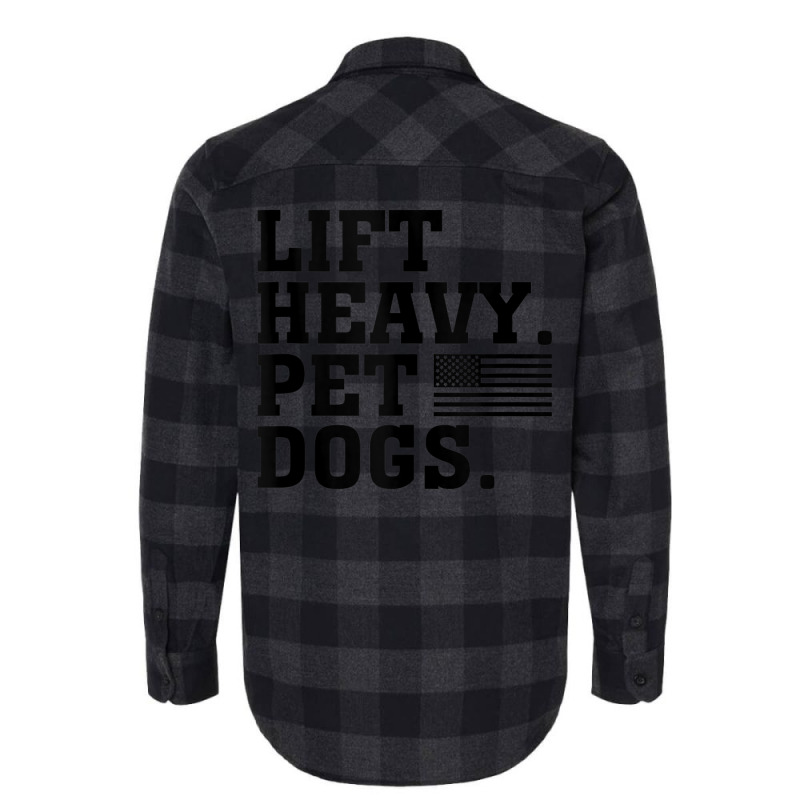 Lift Heavy Pet Dogs Usa American Tank Top Flannel Shirt | Artistshot