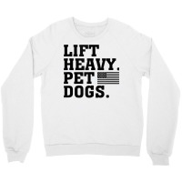 Lift Heavy Pet Dogs Usa American Tank Top Crewneck Sweatshirt | Artistshot