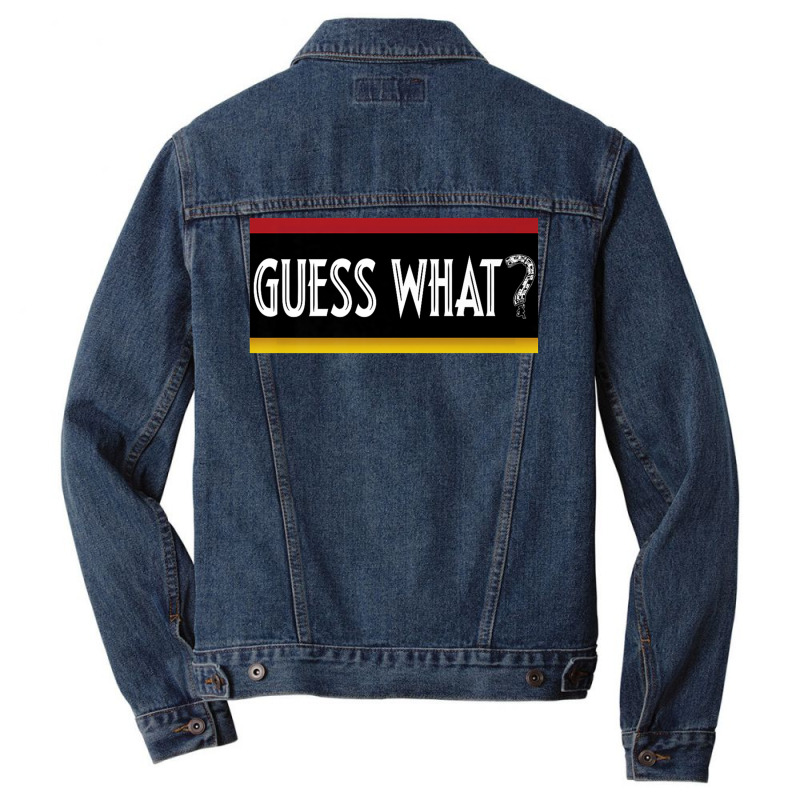 Guess What   Short Sleeve Graphic Tees Premium T S Men Denim Jacket | Artistshot