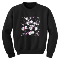 Cute Pattern In A Small Flower Little Leave Flowers Colorful Bright Su Youth Sweatshirt | Artistshot