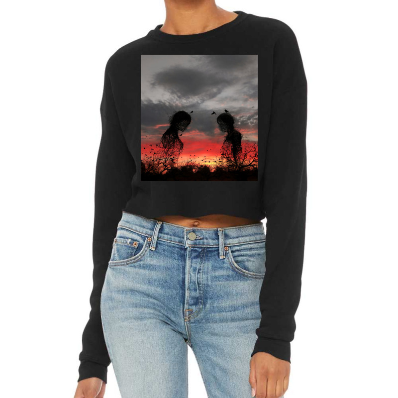 Sunset Cropped Sweater | Artistshot