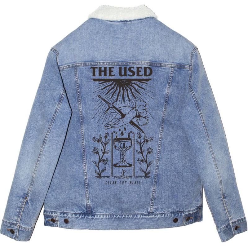 The U S E D Classic Unisex Sherpa-lined Denim Jacket | Artistshot