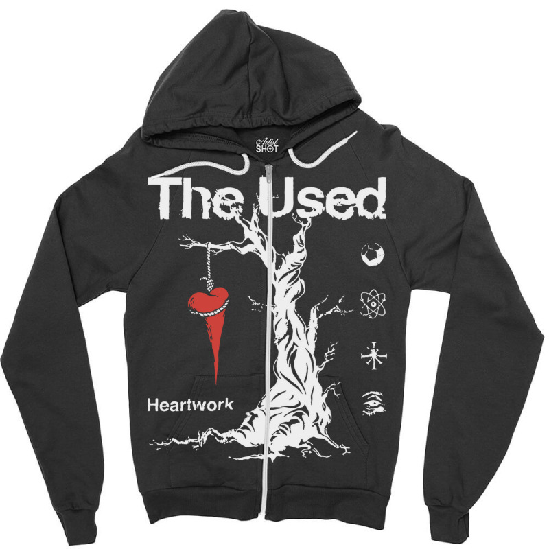 The U S E D Zipper Hoodie | Artistshot