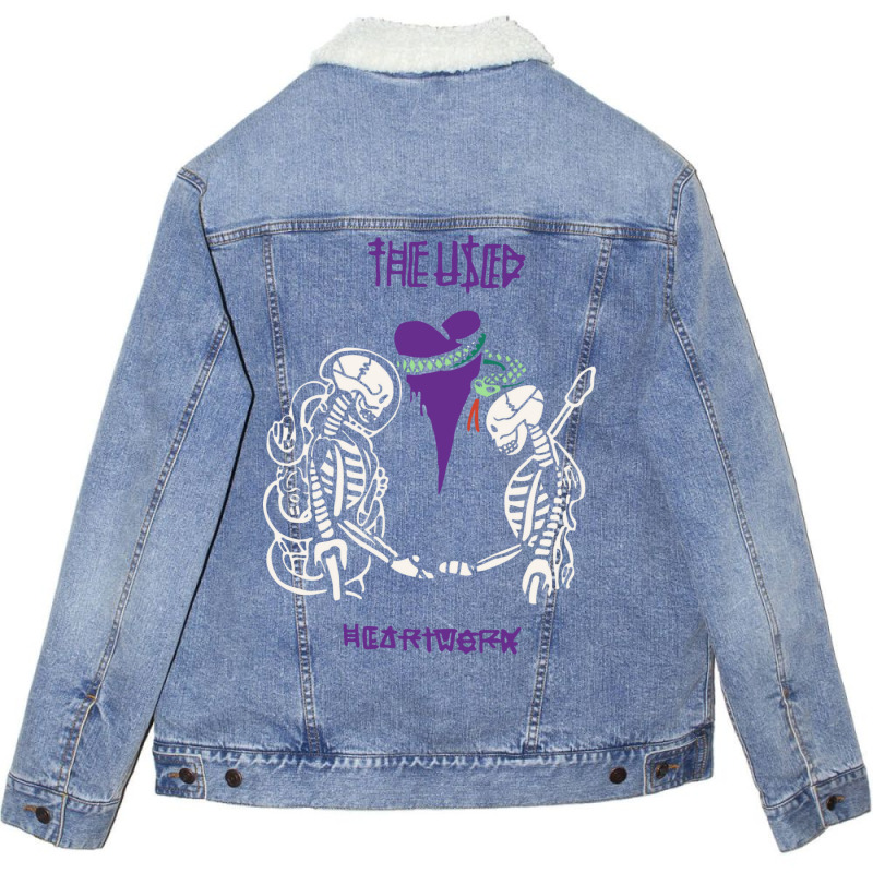 The U S E D Retro Unisex Sherpa-lined Denim Jacket | Artistshot