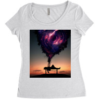 Man Women's Triblend Scoop T-shirt | Artistshot