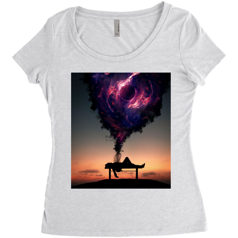 Man Women's Triblend Scoop T-shirt | Artistshot