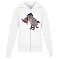 Ed Hyena Youth Zipper Hoodie | Artistshot