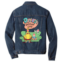 Rocko's Modern Life Hypnotized Character Long Slee Men Denim Jacket | Artistshot