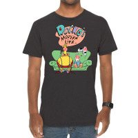 Rocko's Modern Life Hypnotized Character Long Slee Vintage T-shirt | Artistshot