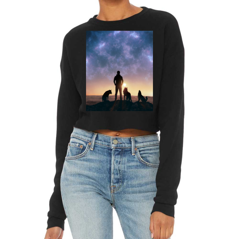 Wolf Cropped Sweater | Artistshot