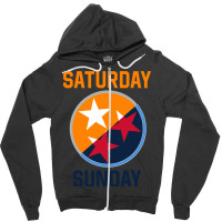 Tennessee Weekend Fan Of The Vols Football Orange Zipper Hoodie | Artistshot