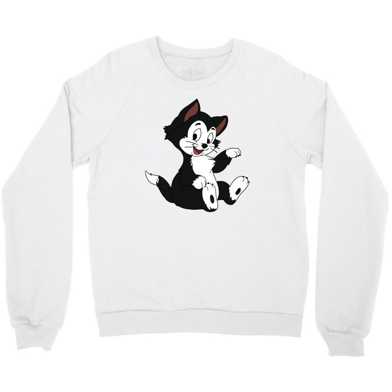 Figaro Cat Crewneck Sweatshirt by Rosiana | Artistshot