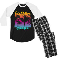 Trending Holbox Mexico Island-znznl Men's 3/4 Sleeve Pajama Set | Artistshot